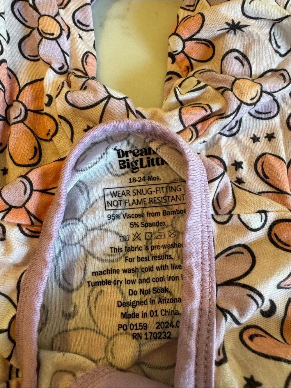 Flowers Bamboo One Piece
